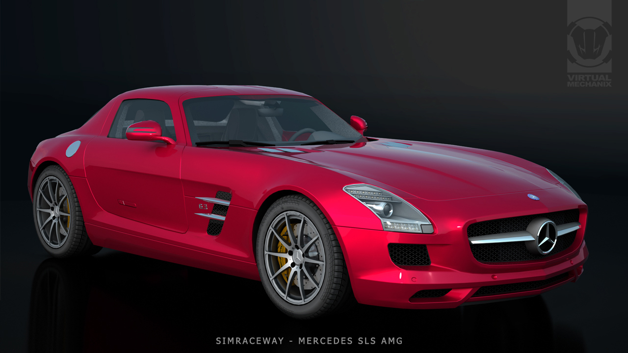 3D Model Mercedes SLS AMG