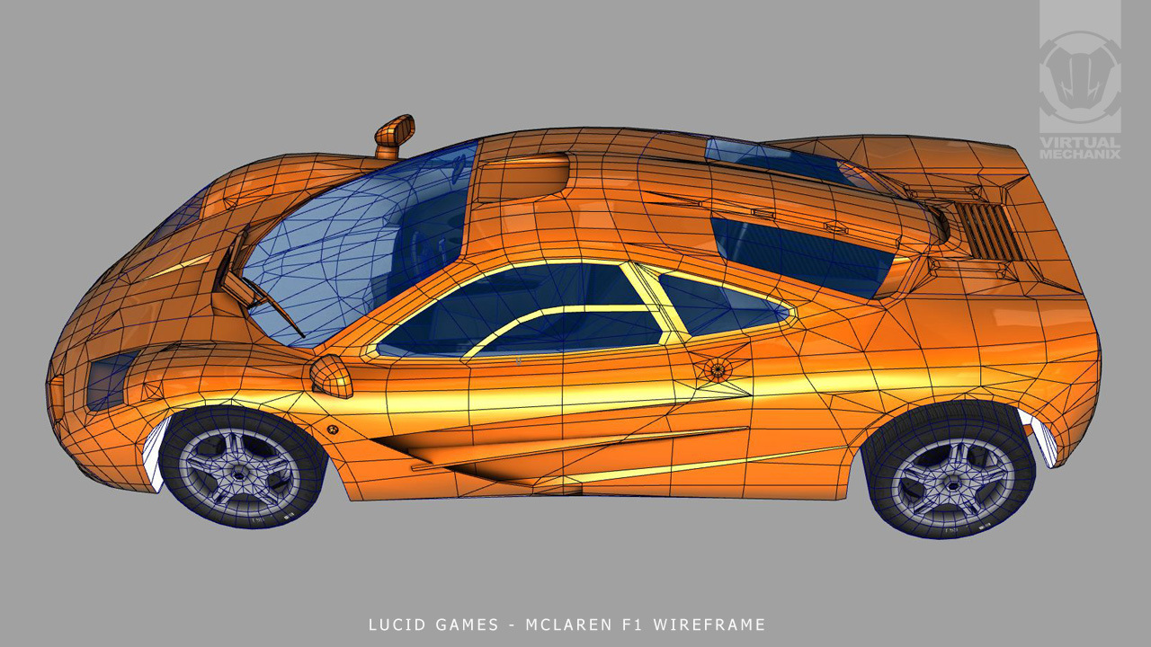 3D McLaren F1 LOD
