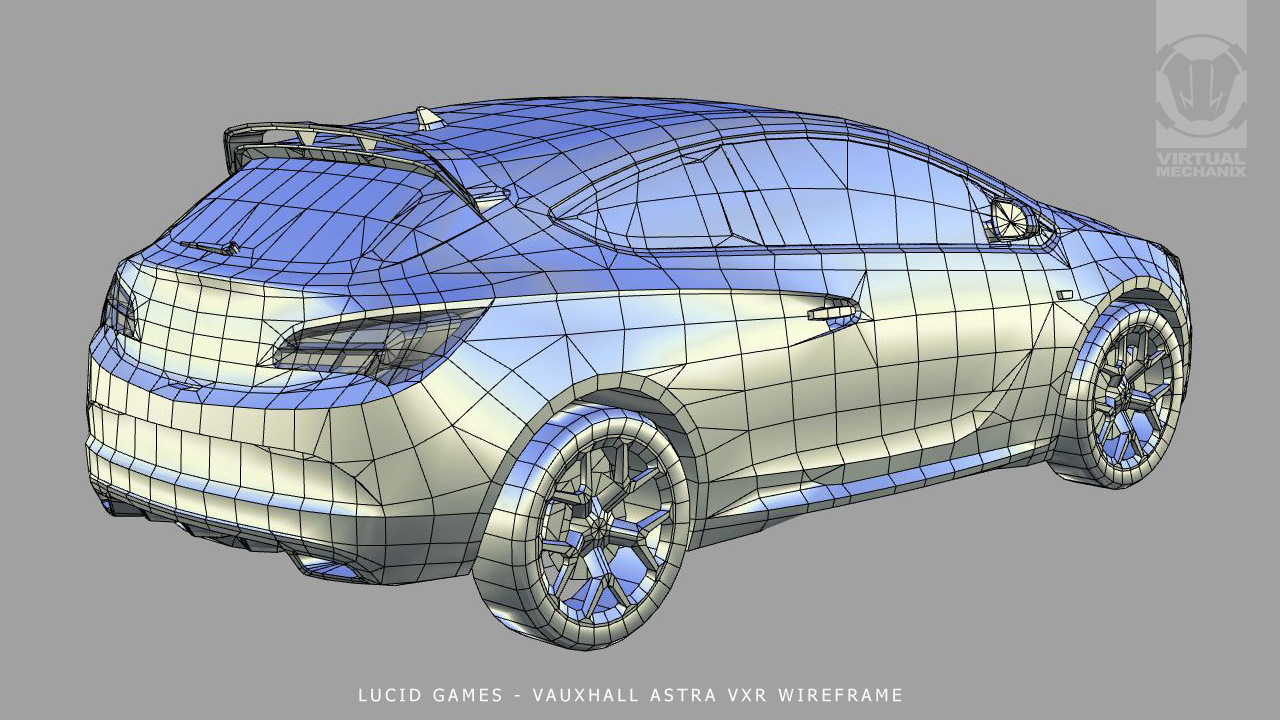 3D Wireframe Exterior