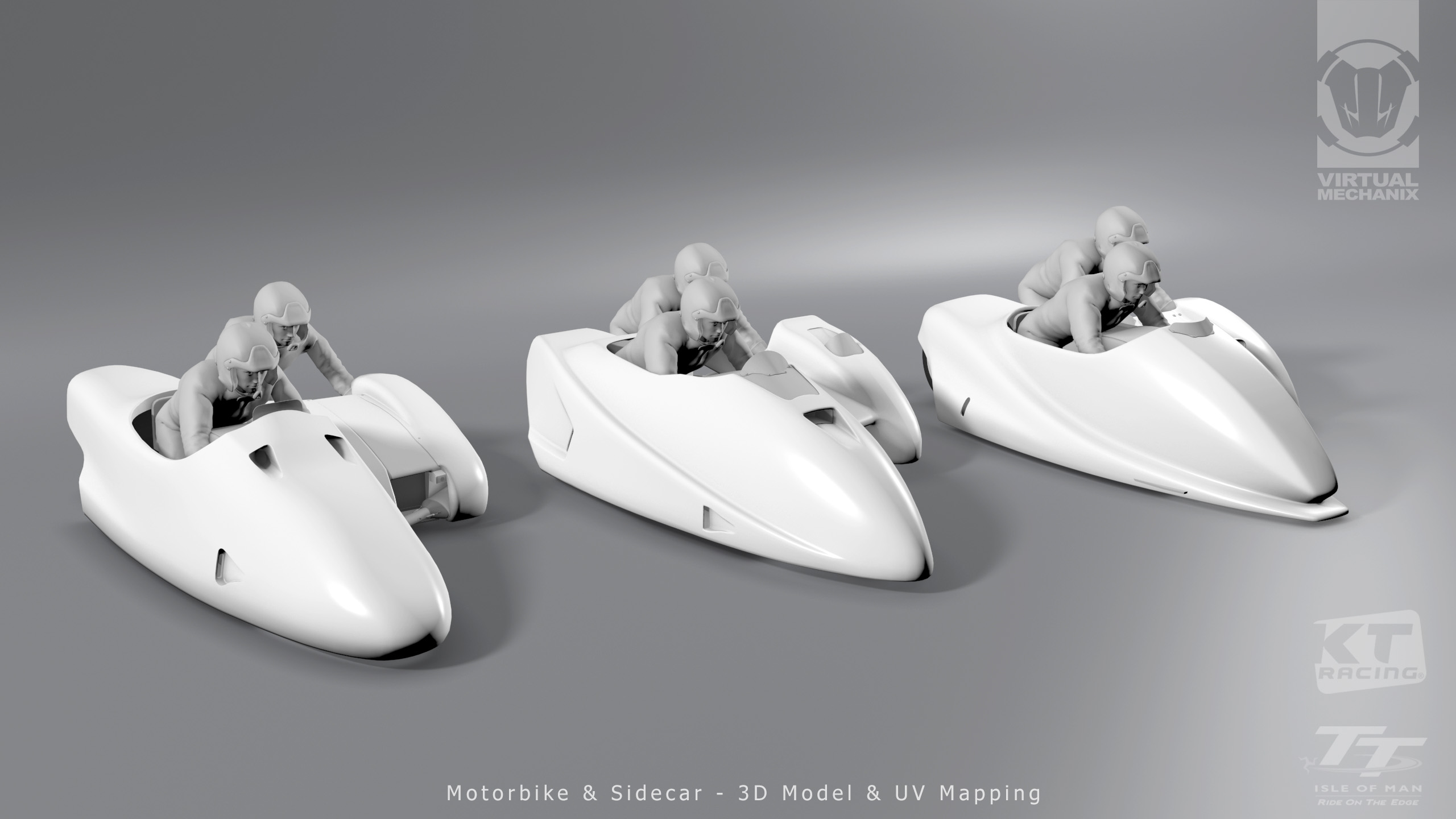 TT Sidecars 3D Model