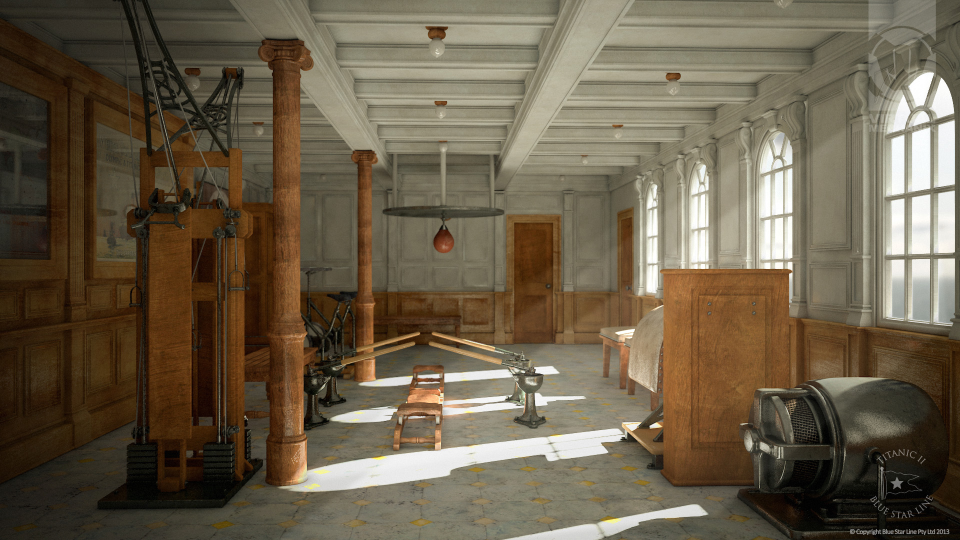 Titanic 3D Gym Visualisation