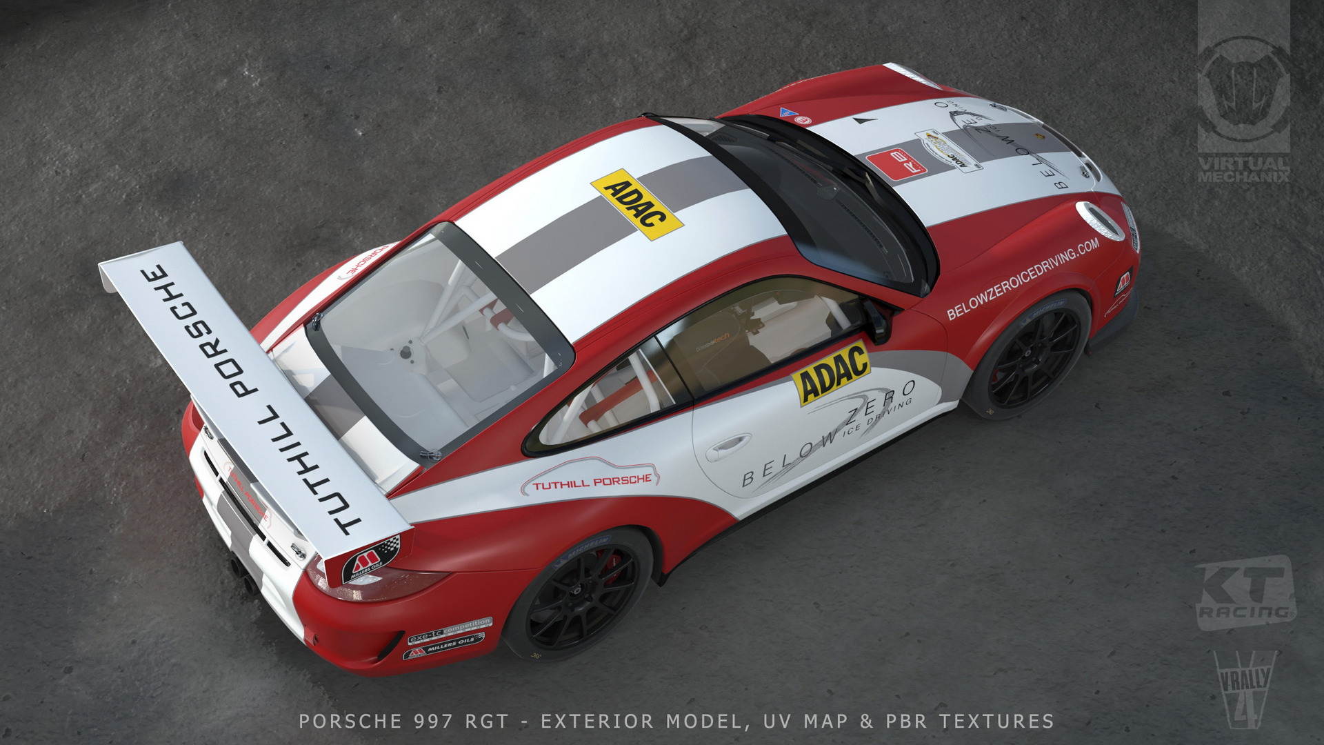 VR4 Porsche 997 Exterior 3D