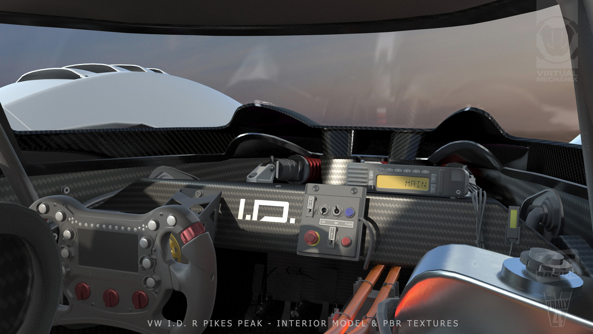 VR4 VW Pikes Peaks Interior 3D