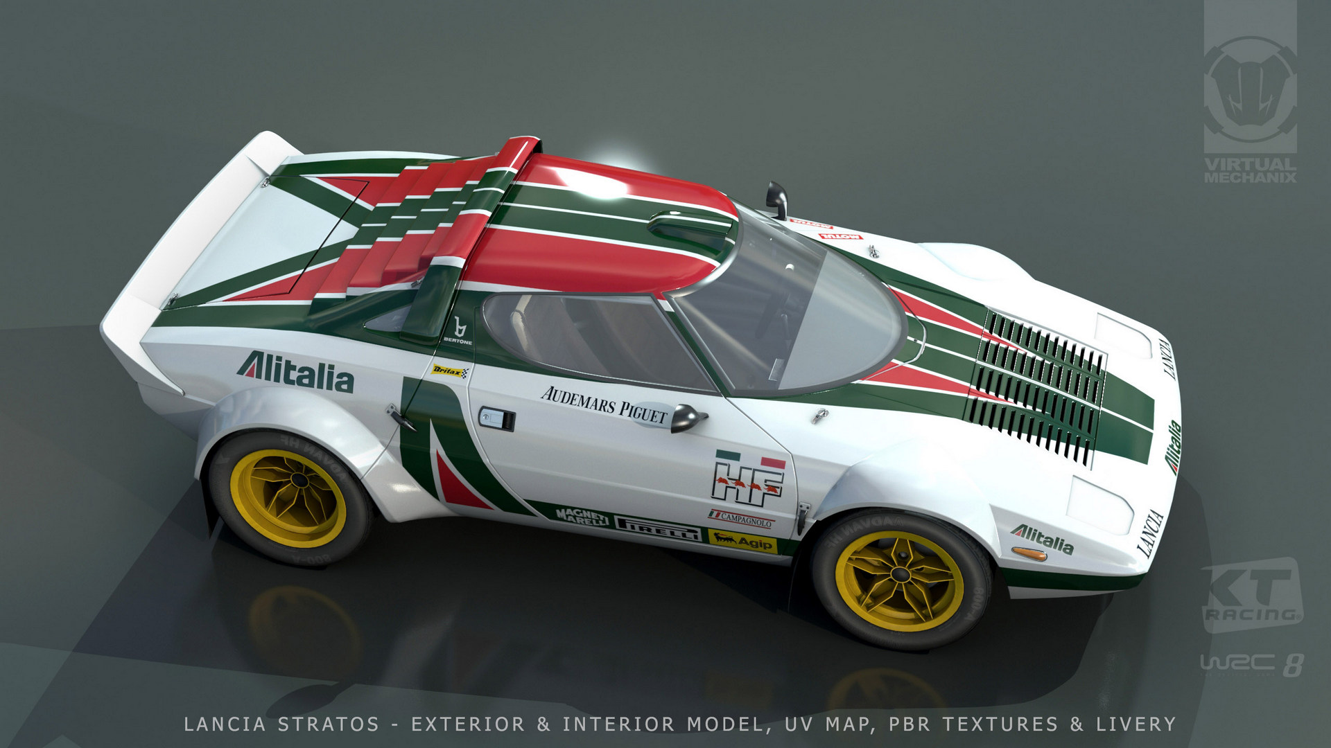 3D WRC8 Lancia Stratos Exterior Model