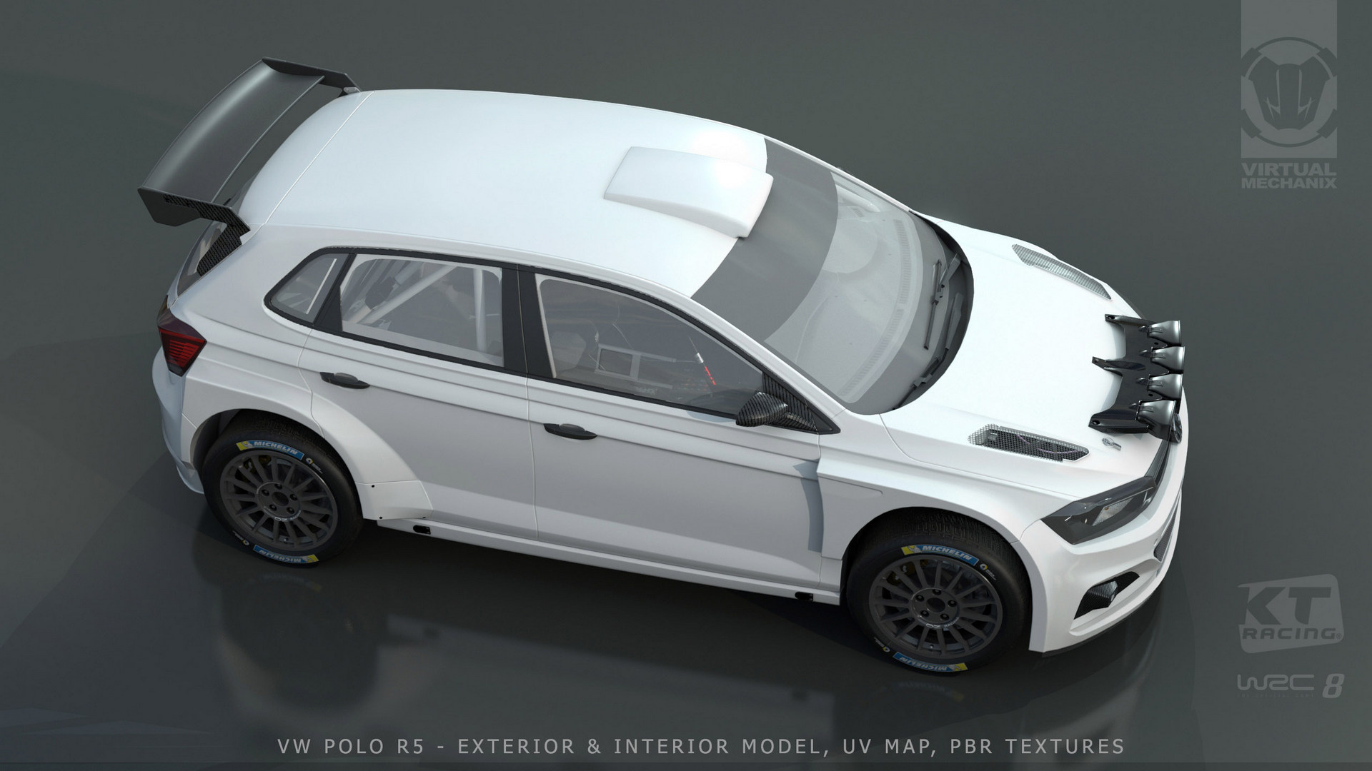 3D Model WRC8 VW Polo Exterior