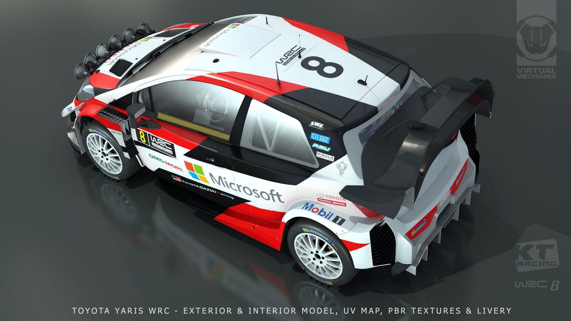 3D Vehicle WRC8 Toyota Yaris Exterior