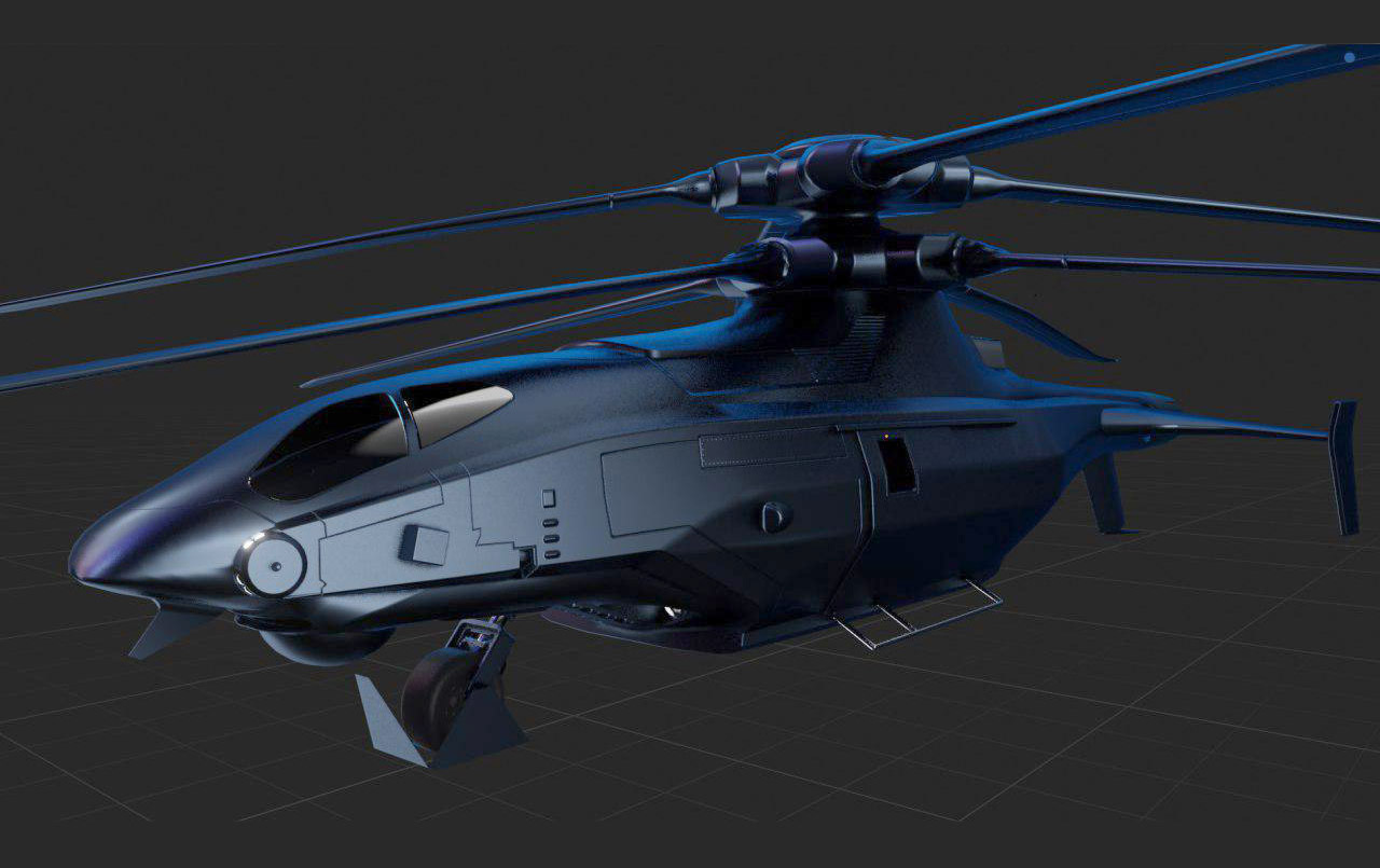 3D Model Helicopter