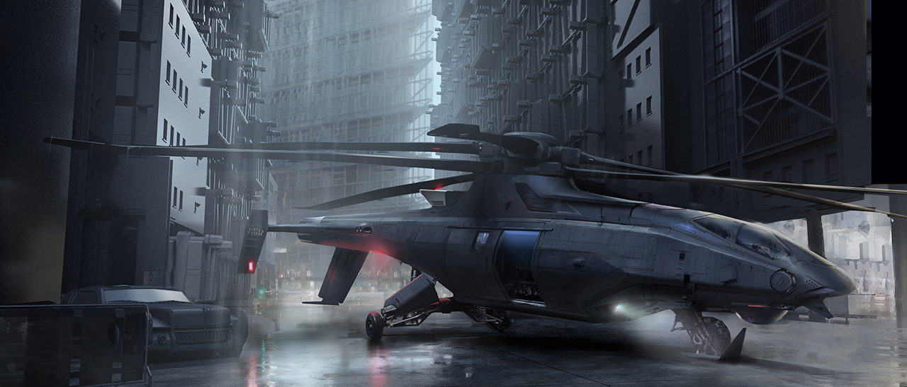 3D Vehicle Concept Art