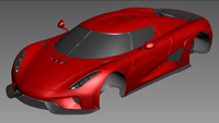 3D Cars Bugatti